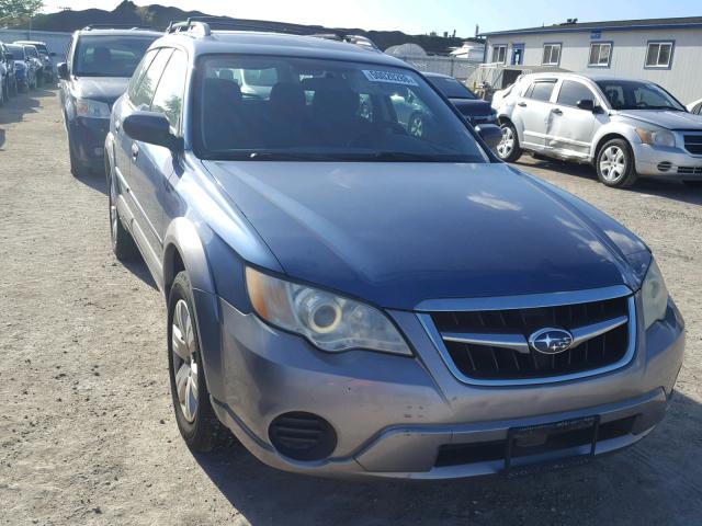 4S4BP60C787347602 - 2008 SUBARU OUTBACK BLUE photo 1