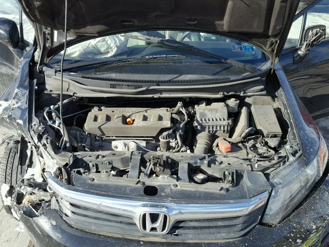 2HGFB2F81CH519301 - 2012 HONDA CIVIC EX შავი ფოტო 7