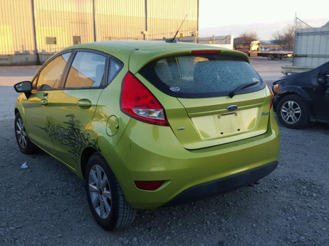 3FADP4EJ4BM132237 - 2011 FORD FIESTA SE GREEN photo 3