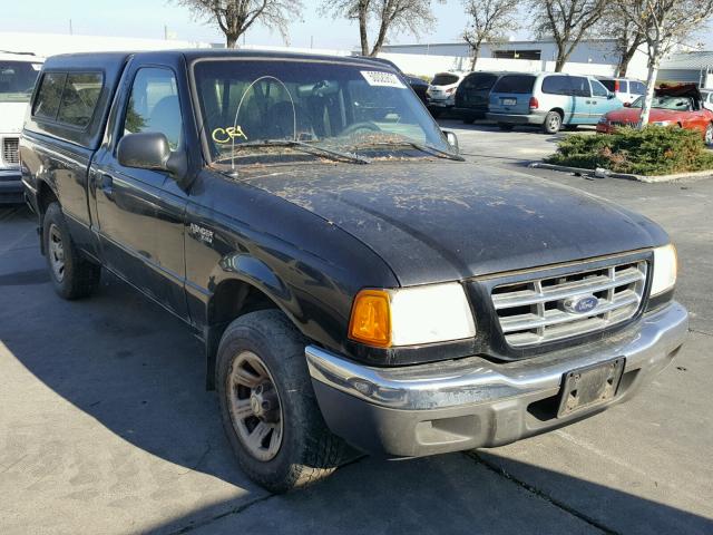 1FTYR10D91PB23712 - 2001 FORD RANGER BLACK photo 1