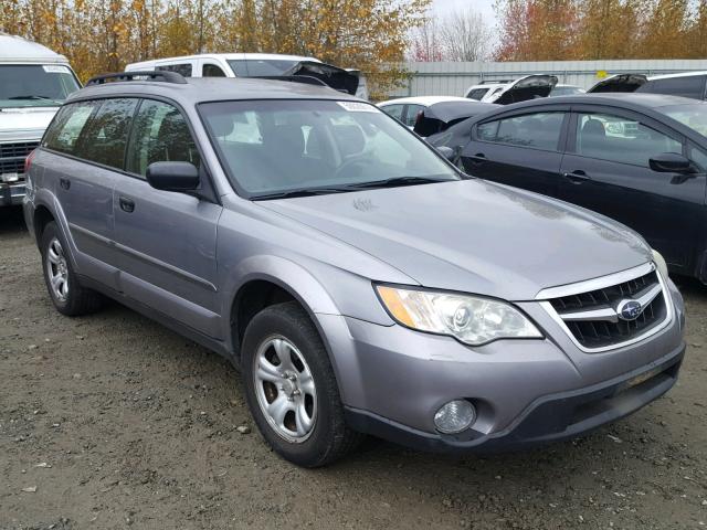 4S4BP60CX86352251 - 2008 SUBARU OUTBACK SILVER photo 1