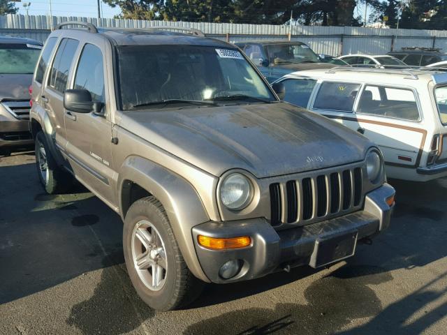 1J8GL48K84W183324 - 2004 JEEP LIBERTY SP GOLD photo 1