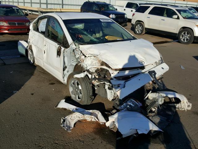 JTDKB20U967514219 - 2006 TOYOTA PRIUS WHITE photo 1