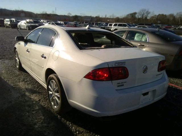 1G4HA5EM1AU101367 - 2010 BUICK LUCERNE CX WHITE photo 3