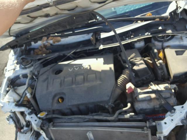 2T1BU4EE7AC413047 - 2010 TOYOTA COROLLA BA WHITE photo 7