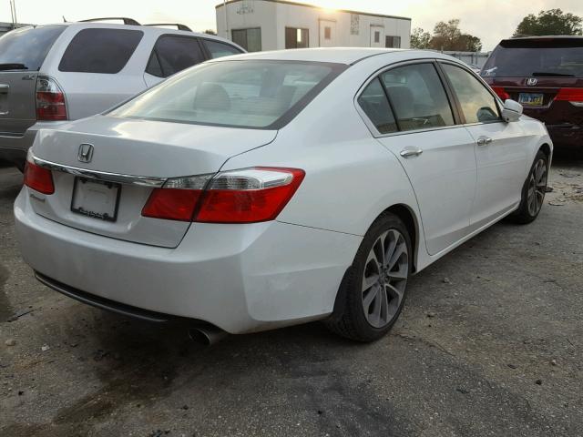 1HGCR2F75EA162079 - 2014 HONDA ACCORD EX WHITE photo 4