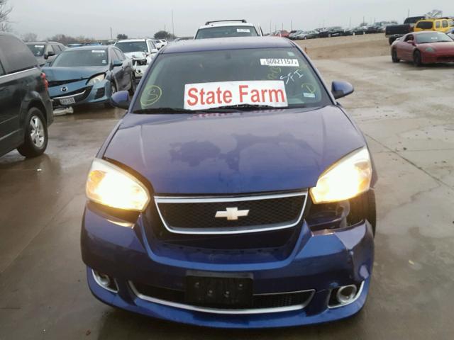 1G1ZW63196F143105 - 2006 CHEVROLET MALIBU MAX BLUE photo 9