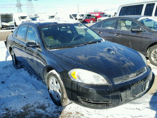 2G1WT58K679158033 - 2007 CHEVROLET IMPALA LT BLACK photo 1