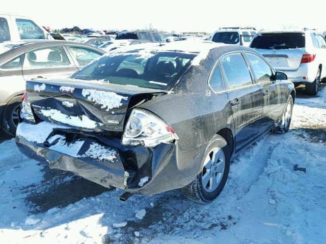 2G1WT58K679158033 - 2007 CHEVROLET IMPALA LT BLACK photo 4