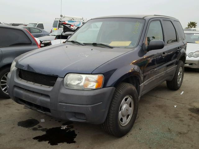 1FMYU02103KC43227 - 2003 FORD ESCAPE XLS BLUE photo 2