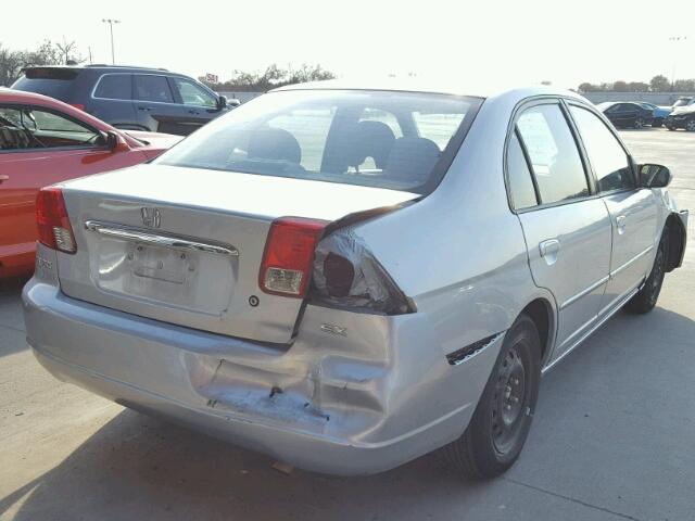 2HGES26733H588798 - 2003 HONDA CIVIC EX SILVER photo 4