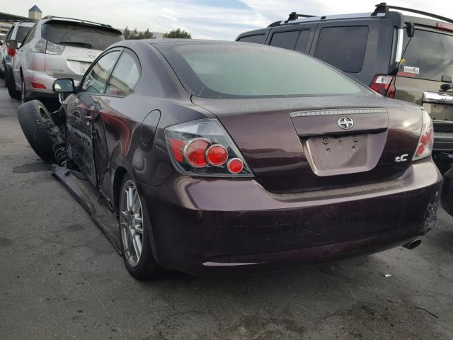 JTKDE167290281687 - 2009 TOYOTA SCION TC 紫色 照片 3