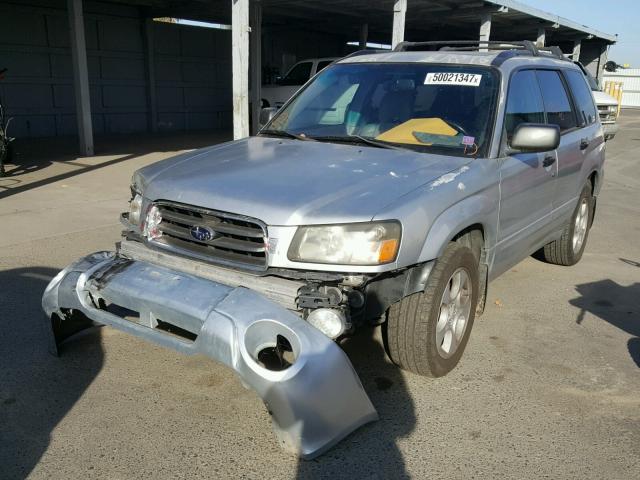 JF1SG65693H758886 - 2003 SUBARU FORESTER 2 SILVER photo 2