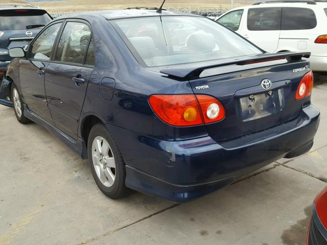 1NXBR32EX3Z157343 - 2003 TOYOTA COROLLA CE BLUE photo 3