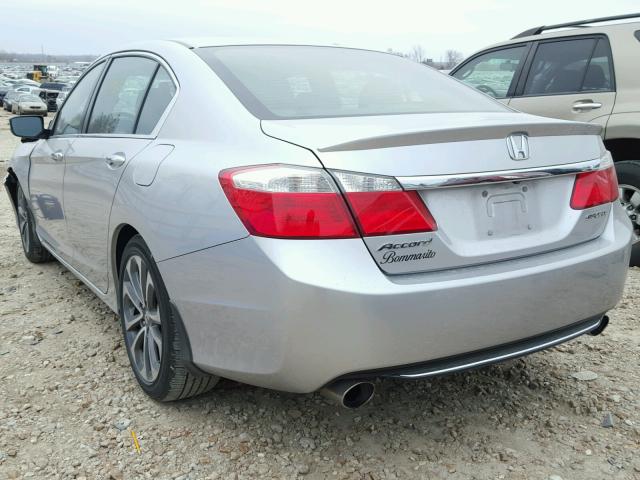 1HGCR2F57EA030195 - 2014 HONDA ACCORD SPO SILVER photo 3