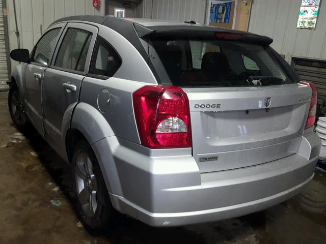 1B3CB4HA3AD664672 - 2010 DODGE CALIBER SX SILVER photo 3