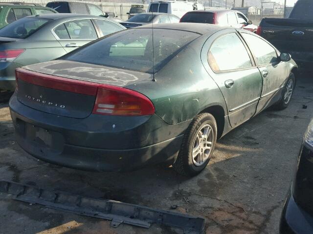 2B3HD46R0WH260702 - 1998 DODGE INTREPID GREEN photo 4