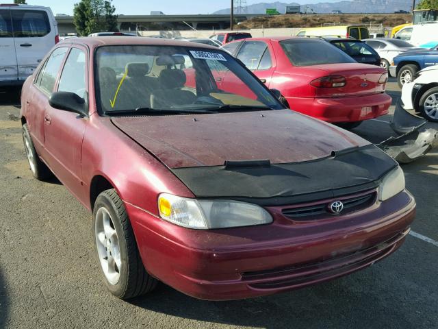 1NXBR12E5YZ408698 - 2000 TOYOTA COROLLA VE BURGUNDY photo 1