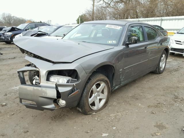 2B3CA3CV9AH124348 - 2010 DODGE CHARGER SX GRAY photo 2