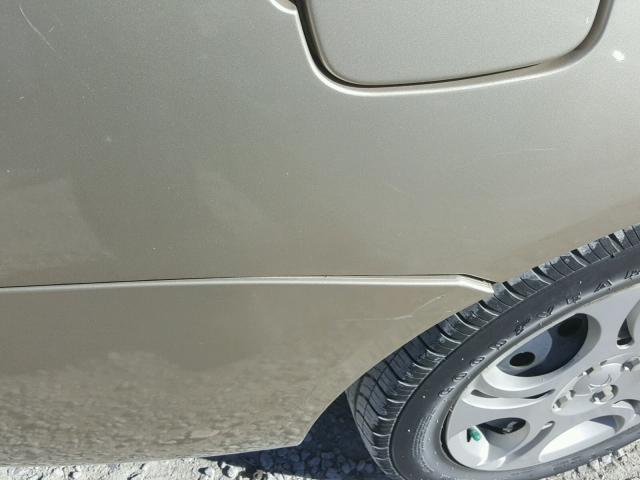 1G8AJ52F55Z134743 - 2005 SATURN ION LEVEL GOLD photo 10