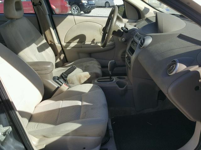 1G8AJ52F55Z134743 - 2005 SATURN ION LEVEL GOLD photo 5