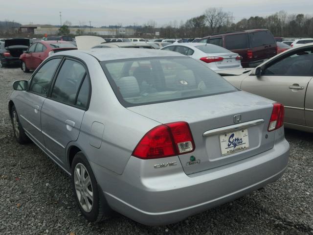 2HGES26793H503074 - 2003 HONDA CIVIC EX ვერცხლისფერი ფოტო 3