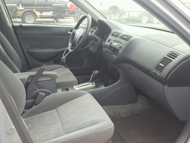 2HGES26793H503074 - 2003 HONDA CIVIC EX ვერცხლისფერი ფოტო 5