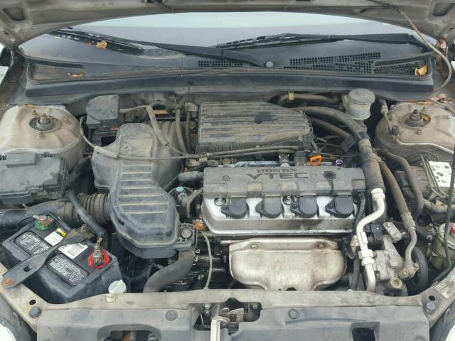 2HGES26793H503074 - 2003 HONDA CIVIC EX ვერცხლისფერი ფოტო 7