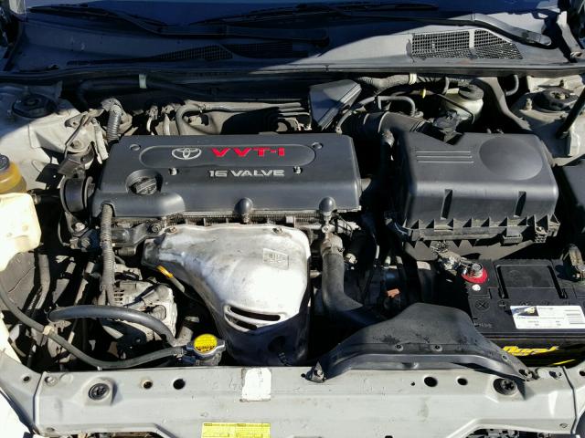 4T1BE32K92U593276 - 2002 TOYOTA CAMRY LE ვერცხლისფერი ფოტო 7