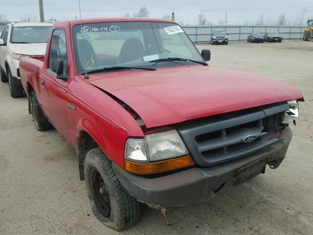 1FTYR10U6WUA32809 - 1998 FORD RANGER RED photo 1