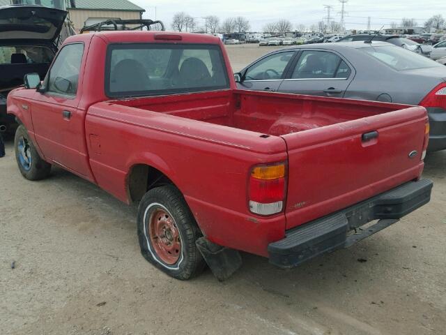 1FTYR10U6WUA32809 - 1998 FORD RANGER RED photo 3