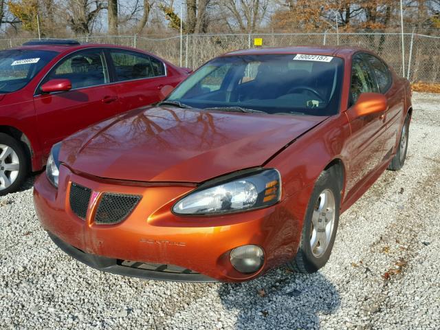 2G2WS542941258545 - 2004 PONTIAC GRAND PRIX ORANGE photo 2