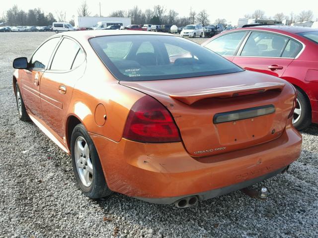 2G2WS542941258545 - 2004 PONTIAC GRAND PRIX ORANGE photo 3