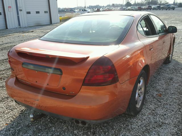 2G2WS542941258545 - 2004 PONTIAC GRAND PRIX ORANGE photo 4