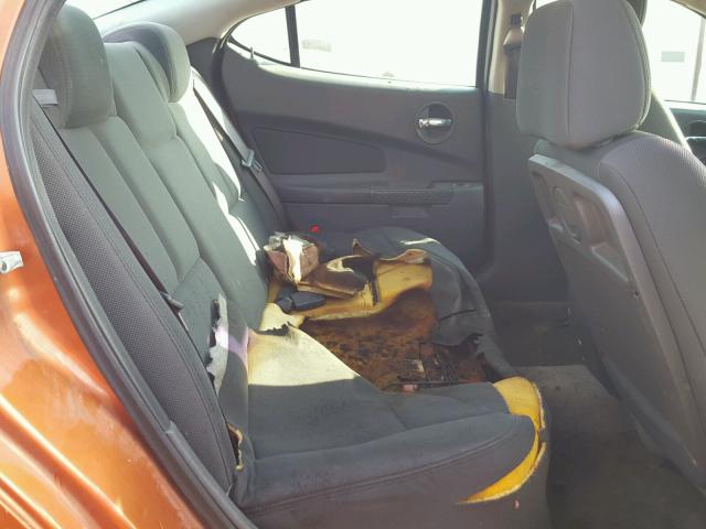 2G2WS542941258545 - 2004 PONTIAC GRAND PRIX ORANGE photo 6