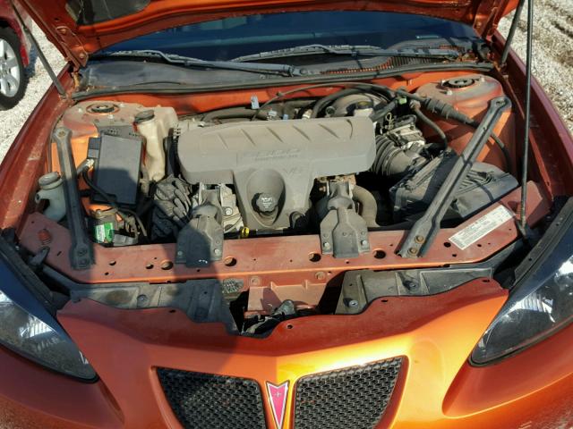 2G2WS542941258545 - 2004 PONTIAC GRAND PRIX ORANGE photo 7