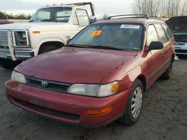 JT2AE09W1P0030883 - 1993 TOYOTA COROLLA BA MAROON photo 2