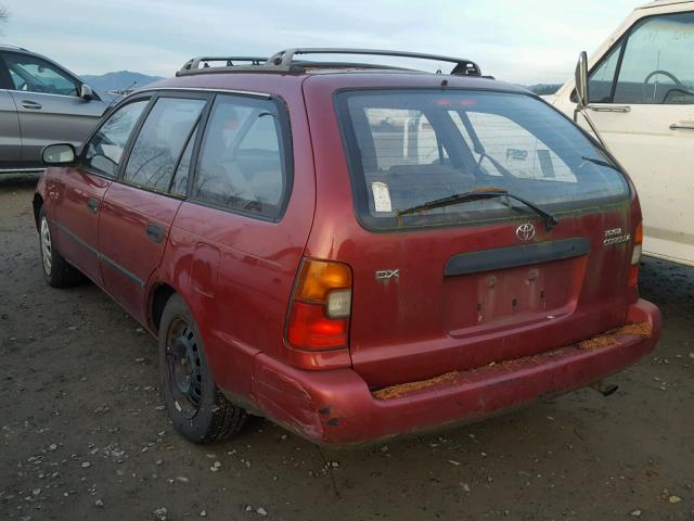 JT2AE09W1P0030883 - 1993 TOYOTA COROLLA BA MAROON photo 3