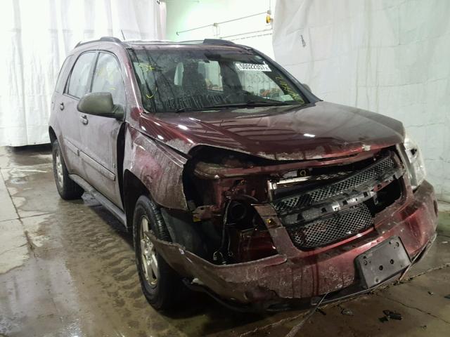 2CNDL13F076091587 - 2007 CHEVROLET EQUINOX LS RED photo 1