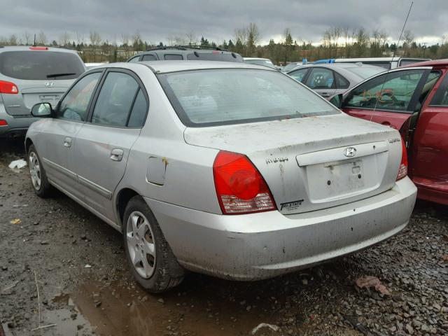 KMHDN46D46U337403 - 2006 HYUNDAI ELANTRA GL SILVER photo 3