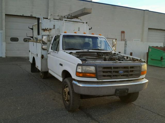 2FDLF47G9PCA69595 - 1993 FORD F SUPER DU WHITE photo 1