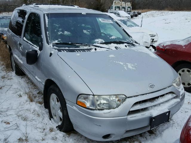 4N2ZN17T32D810133 - 2002 NISSAN QUEST GLE SILVER photo 1