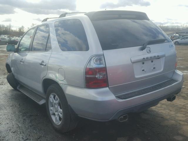 2HNYD18916H507956 - 2006 ACURA MDX TOURIN GRAY photo 3