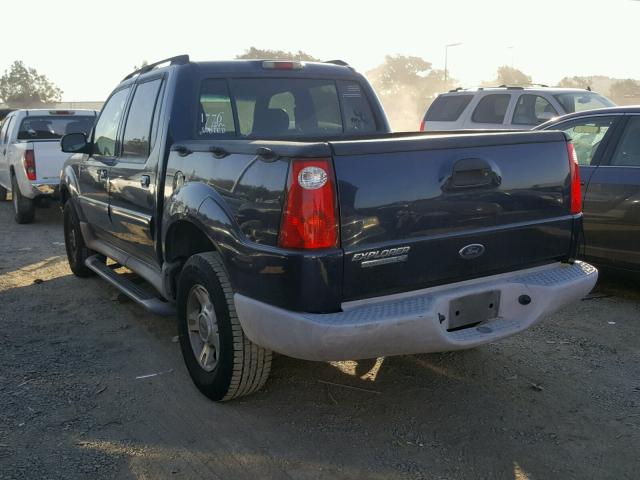 1FMZU67E93UC14476 - 2003 FORD EXPLORER S BLUE photo 3