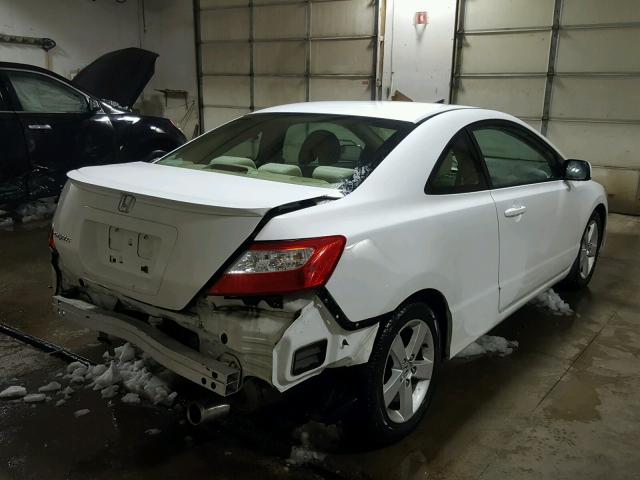 2HGFG12817H510010 - 2007 HONDA CIVIC EX WHITE photo 4