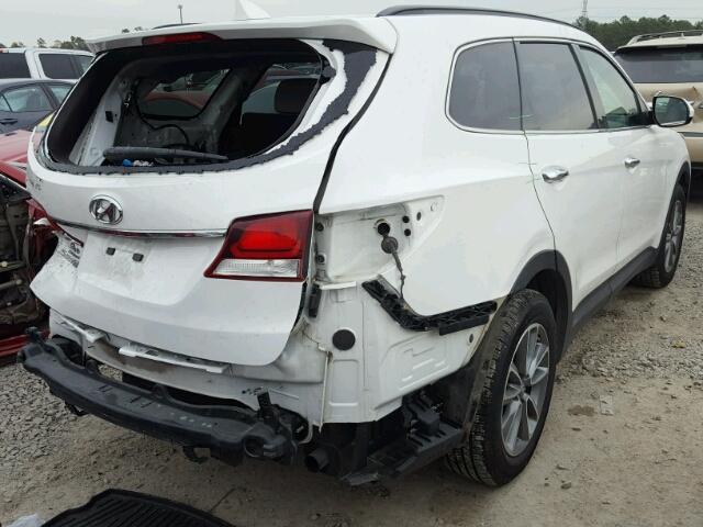 KM8SM4HF3HU194116 - 2017 HYUNDAI SANTA FE S WHITE photo 4