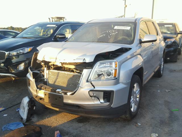 2GKALMEK9G6249934 - 2016 GMC TERRAIN SL SILVER photo 2