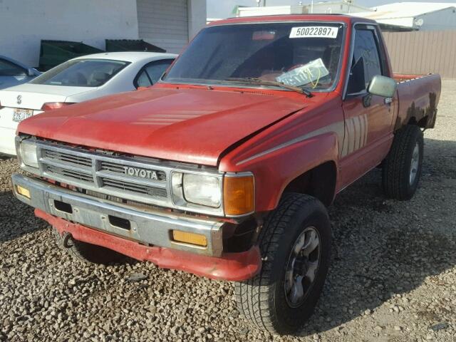 JT4RN63S3H0160443 - 1987 TOYOTA PICKUP RN6 RED photo 2