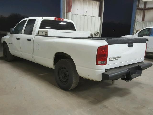 3D7KA28673G788713 - 2003 DODGE RAM 2500 S WHITE photo 3