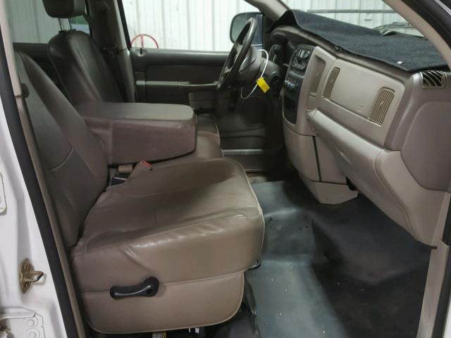 3D7KA28673G788713 - 2003 DODGE RAM 2500 S WHITE photo 5